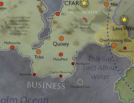 Zoomed in section of Slate Star Codex